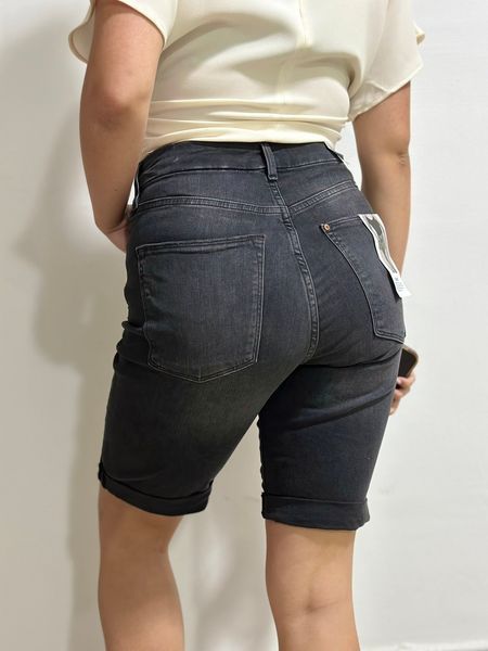 Женские джинсовые бермуды Slim Fit H&M (56968) W40 Черные 56968 фото