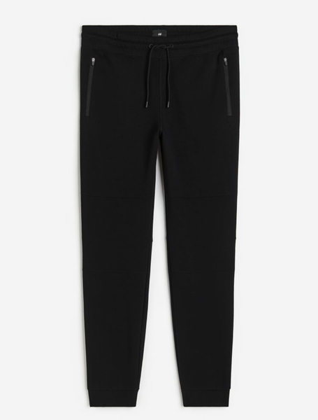 Мужские спортивные штаны Slim Fit H&M (56489) XS Черные 56489_xs фото
