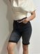 Женские джинсовые бермуды Slim Fit H&M (56968) W40 Черные 56968 фото 1