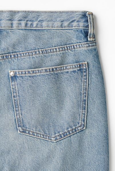 Чоловічі джинси вільного крою Straight Relaxed Fit H&M (58488) W30 L32 Сині  58488 фото