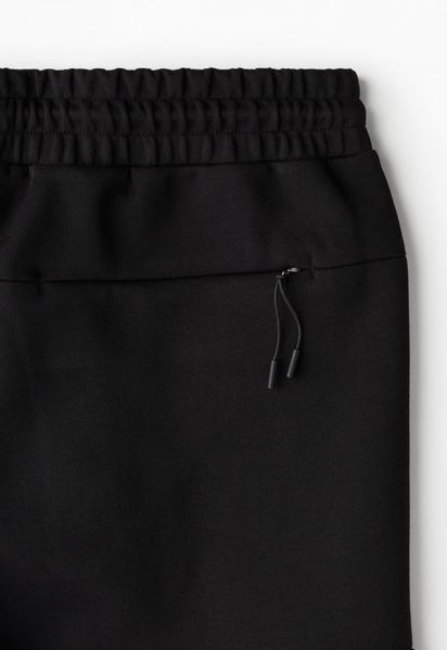 Чоловічі штани-джогери з матеріалу Scuba Slim Fit H&M (57733) L Чорні 57733_ фото