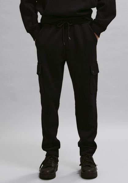 Чоловічі штани-джогери з матеріалу Scuba Slim Fit H&M (57733) L Чорні 57733_ фото