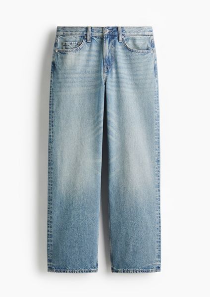 Чоловічі джинси вільного крою Straight Relaxed Fit H&M (58488) W30 L32 Сині  58488 фото