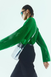 Жіночий ажурний светр Н&М (56132) S Зелений 56132 фото 2