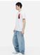 Мужская футболка Regular fit с принтом H&M (58819) M Белая 58819 фото 3