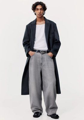 Чоловічі широкі джинси Super Baggi H&M (58433) W31 L32 Сірі 58433 фото