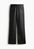 Женские брюки из эко-кожи Bootcut H&M (58762) L Черные 58762 фото