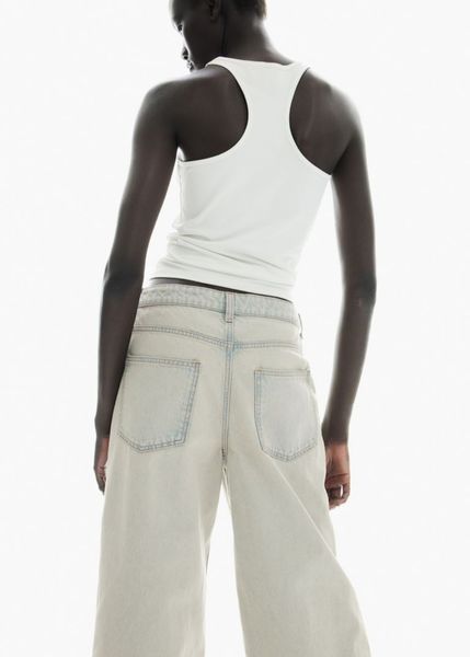 Женские широкие джинсы Wide Regular H&M (58006) W34 Голубые 58006 фото