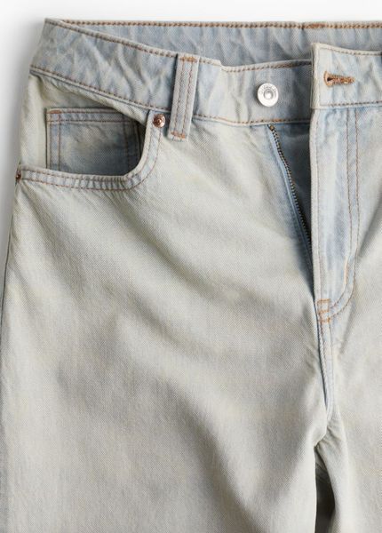 Женские широкие джинсы Wide Regular H&M (58006) W34 Голубые 58006 фото
