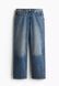 Мужские легкие джинсы Straight Loose H&M (58576) W30 L32 Темно-синие 58576 фото 4