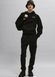 Чоловічі штани-джогери з матеріалу Scuba Slim Fit H&M (57733) L Чорні 57733_ фото 1