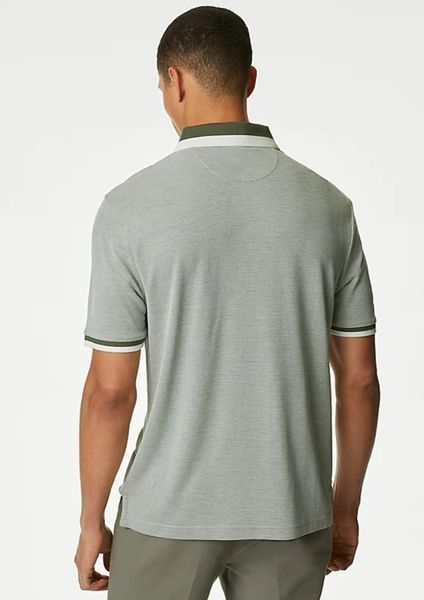 Чоловіча футболка Polo M&S (57327) M Зелена 57327 фото