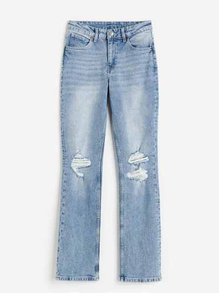 Жіночі джинси Straight regular waist Н&М (55637) W34 Сині 55637 фото