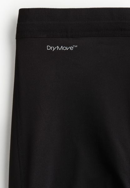 Мужские спортивные штаны-леггинсы для бега Dry move H&M (58435) L Черные 58435_L фото