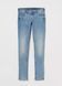 Женские джеггинсы Push up Low с пониженной талией H&M (57609) W34 Светло-синие 57609 фото 2