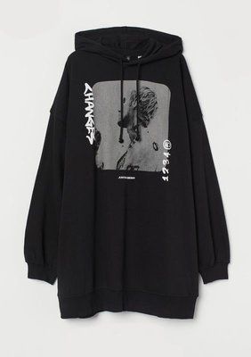 Жіноче худі H&M (10143) XS Чорне 10143 фото