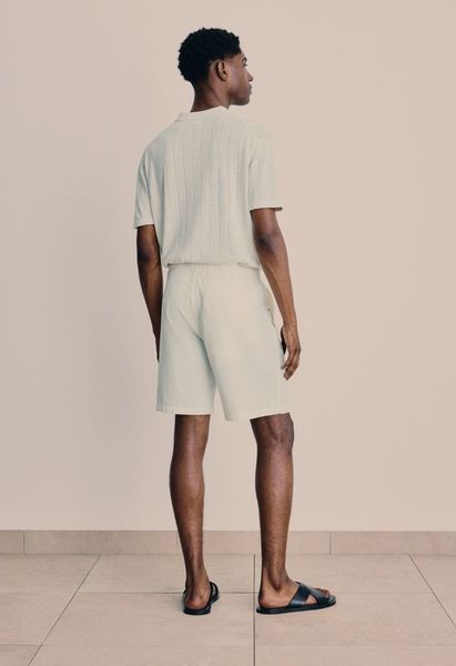 Мужские льняные шорты Regular Fit Н&М (57014) XL Белые 57014_xl фото