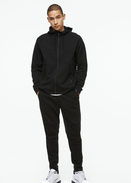 Мужские спортивные джоггеры H&M (55569) S Черные 55569 фото