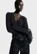 Боди-стринги женские с V-образным вырезом H&M (58748) XS Черный 58748 фото 7
