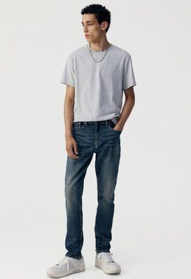 Чоловічі джинси Slim H&M (57596) W33L32 Темно-сині 57596_ фото