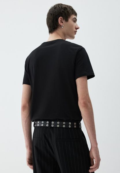 Мужская футболка Slim fit Cool Max H&M (58306) XL Черная 58306_xl фото