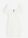 Женское платье с воланами H&M (55653) XS Белое 55653 фото 4