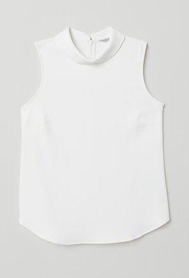 Жіноча блуза без рукавів H&M (57479) L Біла 57479_ фото
