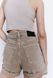 Женские ультравысокие джинсовые шорты Mom H&M (57092) W36 Бежевые 57092 фото 5