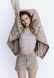 Женские ультравысокие джинсовые шорты Mom H&M (57092) W36 Бежевые 57092 фото 1