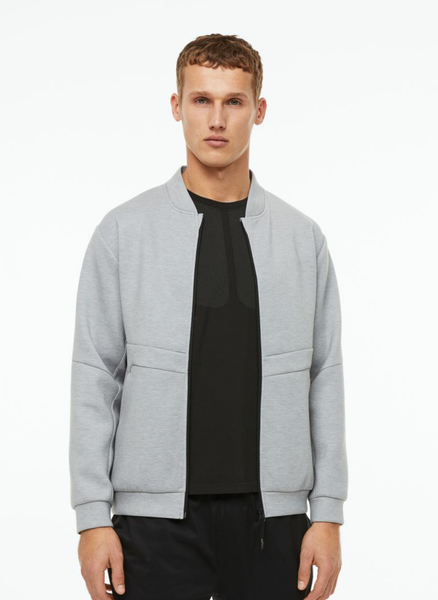 Мужская спортивная кофта Dry Move H&M (55665) S Серая 55665 фото