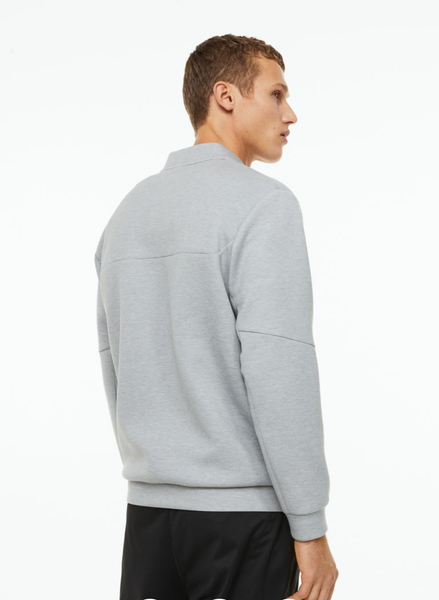 Мужская спортивная кофта Dry Move H&M (55665) S Серая 55665 фото