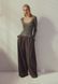 Женский трикотажный топ в рубчик Н&М (57717) XS Хаки 57717 фото 4
