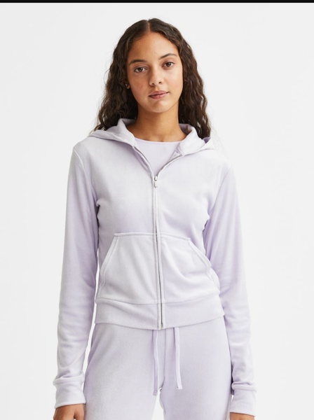 Жіноча спортивна кофта H&M (55591) XS Фіолетова 55591 фото