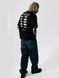 Чоловіча футболка Loose Fit з принтом H&M (58156) S Чорна 58156 фото 3