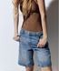 Жіночі шорти Bermuda low waist H&M (58370) W38 Сині 58370 фото 1