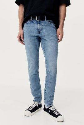 Чоловічі облягаючі джинси Skinny H&M (56885) W30 L32 Сині 56885 фото