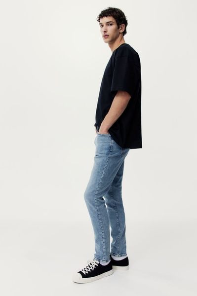 Чоловічі облягаючі джинси Skinny H&M (56885) W30 L32 Сині 56885 фото