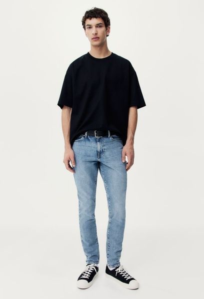 Чоловічі облягаючі джинси Skinny H&M (56885) W30 L32 Сині 56885 фото