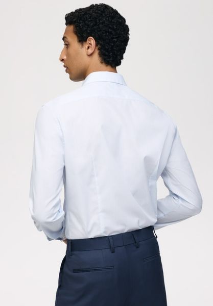 Чоловіча сорочка Slim Fit H&M (58530) S Блакитна  58530 фото
