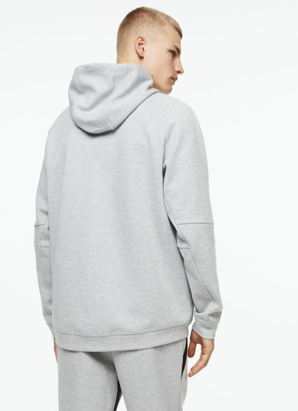 Мужская спортивная кофта с капюшоном Dry Move H&M (55664) S Серая 55664 фото