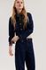 Женские широкие укороченные джинсы Wide regular fit H&M (58474) W36 Темно-синие 58474_ фото 2