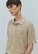 Чоловіча трикотажна футболка Polo Regular Fit H&M (58191) S Бежева  58191 фото 4