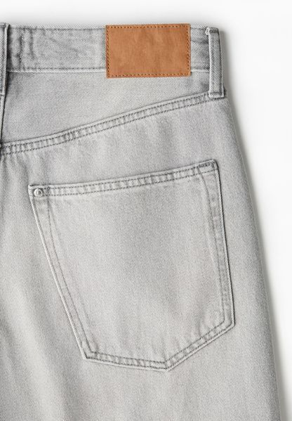 Чоловічі джинсові шорти Relaxed Fit H&M (58439) W31 Світло-сірі 58439 фото