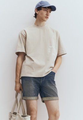 Чоловічі джинсові шорти Slim Fit H&M (58407) W32 Темно-сині 58407 фото