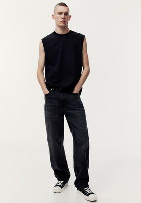 Чоловічі джинси Loose H&M (57684) W28 L32 Чорні 57684 фото