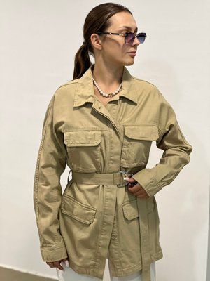 Женская универсальная куртка Н&М (56100) M Хаки 56100 фото