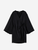 Жіноча атласна сукня на запах H&M (55692) XS Чорна 55692 фото