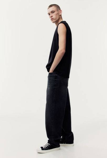 Мужские джинсы Loose H&M (57684) W28 L32 Черные 57684 фото