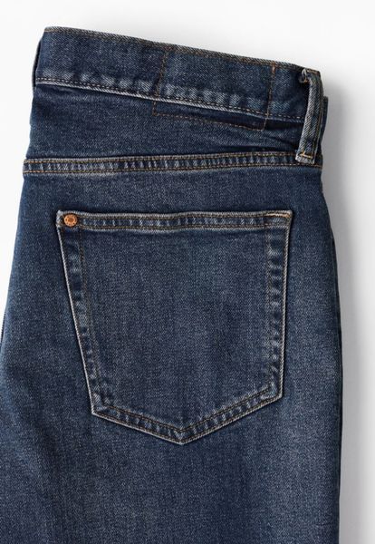 Чоловічі джинсові шорти Regular fit H&M (57211) W34 Темно-сині 57211 фото