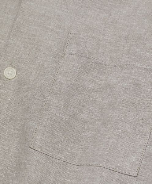 Чоловіча лляна сорочка Regular fit H&M (57002) L Бежева 57002 фото